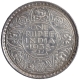 Silver One Rupee Coin of King George VI of Bombay Mint of 1938.