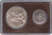 UNC Set of 25th Anniversary of Independence of Bombay Mint of 1972.