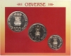 UNC Set of Four Coins of Sant Tukaram of Kolkatta Mint of 2002.