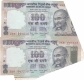 Error One Hundred Rupees Bank Note Signed By Bimal Jalan.