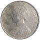 Error Silver One Rupee Coin of Victoria Queen of 1862.