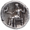 Silver Tetradrachma Coin of Alexander I of Macedoian Kingdom of Indo Greeks.