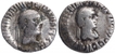 Silver Drachma Coins of Apollodotus II of Indo Greeks.