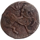 Copper Jital Coin of Vakkadeva of Hindu Shahi Dynasty.