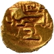 Gold Fanam Coin of Bhanudeva IV of Eastern Gangas.