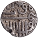 Silver Quarter Tanka Coin of Shams uld din Muzaffar II of Gujarat Sultanate.