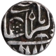 Silver One Quarter Rupee Coin of Akbar of Mulher Mint.