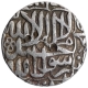 Silver One Rupee Coin of Akbar of Kalima Type.