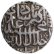 Silver One Rupee Coin of Akbar of Kalima Type.