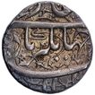 Silver One Rupee Coin of Jahangir of Ahmadnagar Mint.