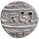 Silver Half Rupee Coin of Aurangzeb Alamgir of Kanbayat Mint.