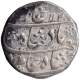 Silver One Rupee Coin of Shah Alam Bahadur of Akbarabad Mustaqir ul Mulk Mint.