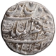 Silver One Rupee Coin of Shah Alam Bahadur of Akbarabad Mustaqir ul Mulk Mint.