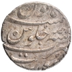 Silver One Rupee Coin of Jahandar Shah of Surat Mint.