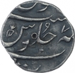 Silver Half Rupee Coin of Farrukhsiyar of Surat Mint.