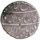 Silver One Rupee Coin of Rafi ud Darjat of Shahjahanabad Dar ul Khilafa Mint.