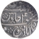 Silver One Rupee Coin of Ahmad Shah Bahadur of Shahbad Qanauj Mint.