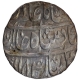 Silver One Rupee Coin of Mustafabad Mint of Rohilkhand Kingdom.