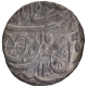 Silver One Rupee Coin of Mustafabad Mint of Rohilkhand Kingdom.