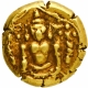 Gold Varaha Coin of Venkatapathiraya III of Aravidu Dynasty of Vijayanagar Kingdom.