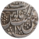 Silver One Rupee Coin of Asafabad Mint of Awadh State.