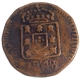 Copper Seven and Half Reis Coin of Maria II of Goa of Indo Portuguese.