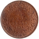 Copper One Twelfth Anna Coin of Victoria Empress of Calcutta Mint of 1894.