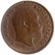 Bronze One Twelfth Anna Coin of King Edward VII of Calcutta Mint of 1907.