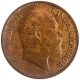 Bronze One Twelfth Anna Coin of King Edward VII of Calcutta Mint of 1908.