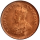 Bronze One Twelfth Anna Coin of King George V of Bombay Mint of 1924.