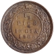 Copper Half Pice Coin of King Edward VII of Calcutta Mint of 1905.