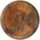 Bronze Half Pice Coin of King George V of Calcutta Mint of 1915.