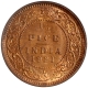 Bronze Half Pice Coin of King George V of Calcutta Mint of 1921.