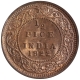 Bronze Half Pice Coin of King George V of Calcutta Mint of 1922.