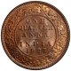 Copper One Quarter Anna Coin of King George V of Calcutta Mint of 1927.