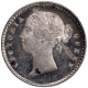 Silver Two Annas Coin of Victoria Queen of Calcutta Mint of 1841.