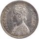 Silver Two Annas Coin of Victoria Queen of Calcutta Mint of 1875.