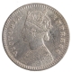 Silver Two Anna Rupee Coin of Victoria Empress of Calcutta Mint of 1889.