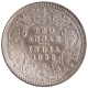 Silver Two Annas Coin of Victoria Empress of Calcutta Mint of 1895.