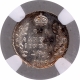 Silver Two Annas Coin of King Edward VII of Calcutta Mint of 1906.