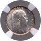 Silver Two Annas Coin of King Edward VII of Calcutta Mint of 1906.