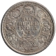 Silver Half Rupee Coin of King George V of Calcutta Mint of 1923.