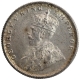 Silver Half Rupee Coin of King George V of Calcutta Mint of 1929.