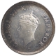 Silver Half Rupee Coin of King George VI of Bombay Mint of 1939.