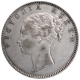 Silver One Rupee Coin of Victoria Queen of Madras Mint of 1840.