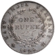 Silver One Rupee Coin of Victoria Queen of Madras Mint of 1840.