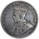 Silver One Rupee Coin of  King George V of Calcutta Mint of 1911.