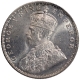 Silver One Rupee Coin of King George V of Bombay Mint of 1921.