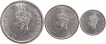 Copper Nickel Coins of King George VI of Bombay Mint of 1947.