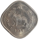 Cupro Nickel Two Annas Coin of Bombay Mint of Republic India of 1954.